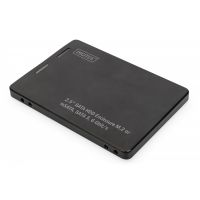 DIGITUS 2,5' SATA HDD Enclosure M.2 or mSATA SATA 3 6 Gbit/s, write speed up to 520 MB/s (DA-71118)