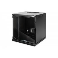 DIGITUS 254 mm (10') 6U wall mounting cabinet 330x312x300 mm, color black (RAL 9005) (DN-10-06U-B)