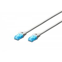 DIGITUS CAT 5e U-UTP patch cord, PVC AWG 26/7, length 3 m, color white (DK-1512-030/WH)