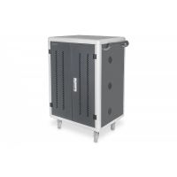 DIGITUS Charging trolley, 15.6', USB-A, UV-C, Data-Synch. 30 charge bases, PDU, fan, 1260 x 824 x 650 mm (DN-45005)