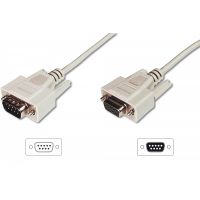 DIGITUS Datatransfer extension cable, D-Sub9 M/F, 3.0m, serial, molded, be (AK-610203-030-E)