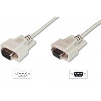 DIGITUS Datatransfer extension cable, D-Sub9 M/F, 5.0m, serial, molded, be (AK-610203-050-E)
