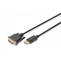 DIGITUS DisplayPort adapter cable, DP - DVI (24+1) M/M, 2.0m, w/interlock, DP 1.1a, bl (DB-340301-020-S)