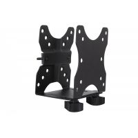 DIGITUS Multifunction Mini Desk PC Holder for table clamp or between VESA mount, VESA 75x75, 100x100 (DA-90360)
