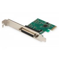 DIGITUS Parallel I/O PCIexpress Add-On card 1-port, incl. low profile, chipset:AX99100 (DS-30020-1)