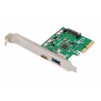 DIGITUS PCIe Card, USB Type-C + USB Type-A up to 10GB/s (DS-30225)