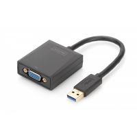 DIGITUS USB 3.0 to VGA Adapter, 1080p Input USB, Output VGA (DA-70840)