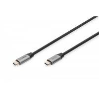 DIGITUS USB-C to USB-C, PD60W Gen1 USB3.0 Connectioncable 1m / 4K (DB-300220-010-S)