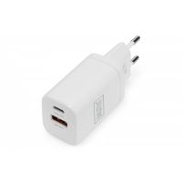 DIGITUS USB Charger 1x USB-A / 1x USB-C 30W Dual Port, 1x 2,4A, 1x 3A, QC3.0 (DA-10062)