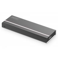 DIGITUS USB Type-C 3.1 External SSD Enclosure M.2 (NVMe) tool-free, alu housing, M-Key or B+M-Key (DA-71120)
