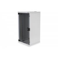DIGITUS 254 mm (10') 12U wall mounting cabinet 592x312x300 mm, color grey (RAL 7035) (DN-10-12U)