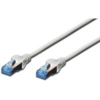 DIGITUS CAT 5e F-UTP patch cord, PVC AWG 26/7, length 0.25 m, color grey (DK-1522-0025)