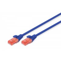 DIGITUS CAT 6 U-UTP patch cord, Cu, LSZH AWG 26/7, length 1 m, color blue (DK-1617-010/B)