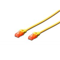 DIGITUS CAT 6, U-UTP patch cord, PVC AWG 26/10, length 10 m, color yellow (DK-1612-100/Y)