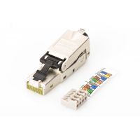 DIGITUS CAT 6A Field Termination Plug, STP, dust cap, bend relief (DN-93631)
