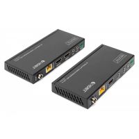 DIGITUS HDBaseT HDMI Extender Set, 150 m 4K/60Hz, 18 Gbps, YUV 4:4:4, HDR (DS-55508)
