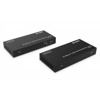DIGITUS HDBaseT KVM Extender Set, 150 m 4K/60Hz, USB 1.1, PoC, IR, black (DS-55522)