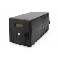 DIGITUS Line-Interactive UPS, 1000VA/600W 12V/7Ah x2 battery,4x CEE 7/7,USB,RS232,RJ45,LCD (DN-170074)