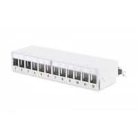DIGITUS Modular Desktop Patch Panel, shielded 12-port, light grey (DN-93706)