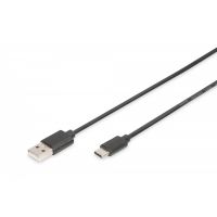 DIGITUS USB Type-C connection cable, type C to A M/M, 1.8m, 3A, 480MB, 2.0, bl (DB-300136-018-S)