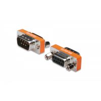 DIGITUS Zero Modem adapter, D-Sub9 metal housing, M/F, with Hex screws (AK-610513-000-I)