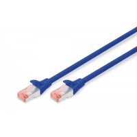 DIGITUS CAT 6 S-FTP patch cord, Cu, LSZH AWG 27/7, length 7 m, color blue (DK-1644-070/B)