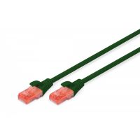 DIGITUS CAT 6 U-UTP patch cord, Cu, LSZH AWG 26/7, length 1 m, color green (DK-1617-010/G)