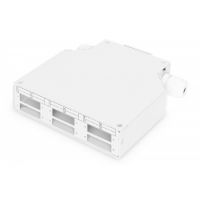 DIGITUS DIN Rail Splicing Box for 6x SC//DX Couplers, Color grey (DN-96890)