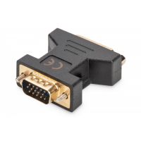 DIGITUS DVI adapter, DVI(24+5) - HD15 F/M,  DVI-I dual link, bl (AK-320505-000-S)