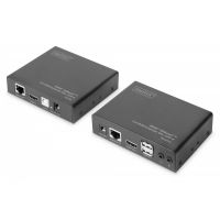 DIGITUS HDBaseT 2.0 HDMI KVM Extender Set 4K/60Hz (4:2:0), 6x USB (DS-55505)