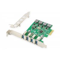 DIGITUS USB PCI Express Add-On card USB3.0, 4-port A/F, Chipset: VL805, self powered (DS-30226)