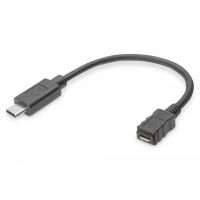 DIGITUS USB Type-C Adapter Cable, Type-C to micro B (AK-300316-001-S)