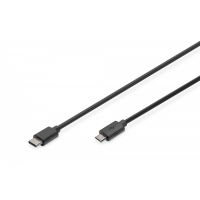 DIGITUS USB Type-C connection cable, type C to micro B M/M, 1.8m, 3A, 480MB, 2.0, bl (DB-300137-018-S)