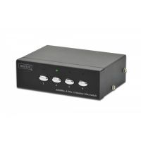 DIGITUS VGA Switch, 4 inputs, 1 output 250MHz, incl. power supply DC9V, 300mA, Max. 1080p (DS-45100-1)