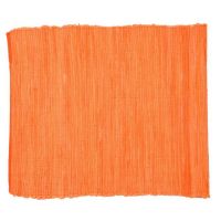 Covor traditional unicolor, portocaliu, 70x140 cm