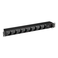 Eaton FlexPDU 8 FR unități de distribuție a energiei electrice (PDU) 9 ieșire(i) AC 1U Negru (EFLX8F)