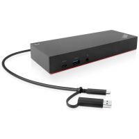 lenovo Lenovo 40AF0135EU stații de andocare și replicatoare de porturi pentru calculatoare portabile Prin cablu Negru (40AF0135EU)