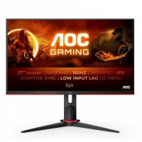 AOC Q27G2S/EU monitoare LCD 68,6 cm (27') 2560 x 1440 Pixel Quad HD LED Negru, Roşu (Q27G2S/EU)