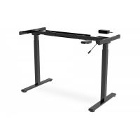 DIGITUS Electric Height Adjustable Desk Frame Single motor, 2-stages, black (DA-90430)