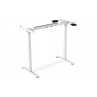 DIGITUS Electric Height Adjustable Desk Frame Single motor, 2-stages, white (DA-90431)