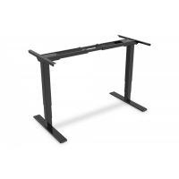 DIGITUS Height Adjustable Standing Desk Frame Dual motor, 3-stages, black (DA-90434)
