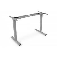 DIGITUS Height Adjustable Standing Desk Frame Dual motor, 3-stages, grey (DA-90435)