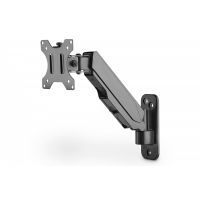 DIGITUS Single Gas Spring Monitor Wall Mount 17-32', 8 kg (max.), black (DA-90396)