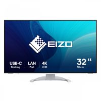 EIZO EV3240X-WT 31.5inch 16:9 3840x2160 350 cd/sqm 178/178 IPS LCD USB-C Display Port 2xHDMI LAN USB hub 2/4 Auto EcoView White (EV3240X-WT)