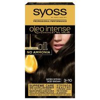 SHORT LIFE - Vopsea de Par Demi-permanenta - Syoss Professional Performance Oleo Intense Permanent Oil Color, nuanta 3-10 Saten Intens