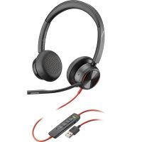 Poly POLY Blackwire 8225 Căști Prin cablu Bandă de fixare pe cap Birou/Call center USB Tip-A Negru (214408-01)