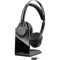 Poly POLY Voyager Focus UC Căști Fără fir Bandă de fixare pe cap Birou/Call center Bluetooth Negru (202652-102)