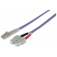 Intellinet 750929 cabluri din fibră optică 2 m LC SC OM4 Violet (750929)