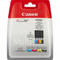 Canon 6509B009 cartușe cu cerneală 4 buc. Original Productivitate Standard Negru, Cyan, Magenta, Galben (6509B009)