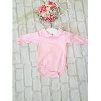 Body baby cu guleras roz en-gross